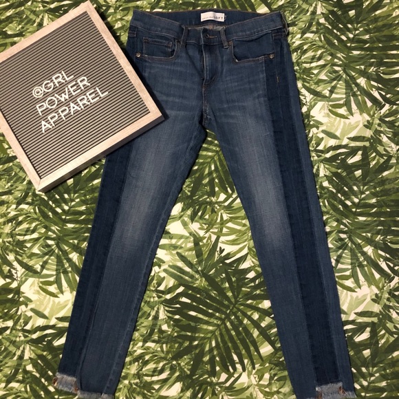 LOFT Denim - LOFT Modern Skinny Cropped, Step Hem Jeans